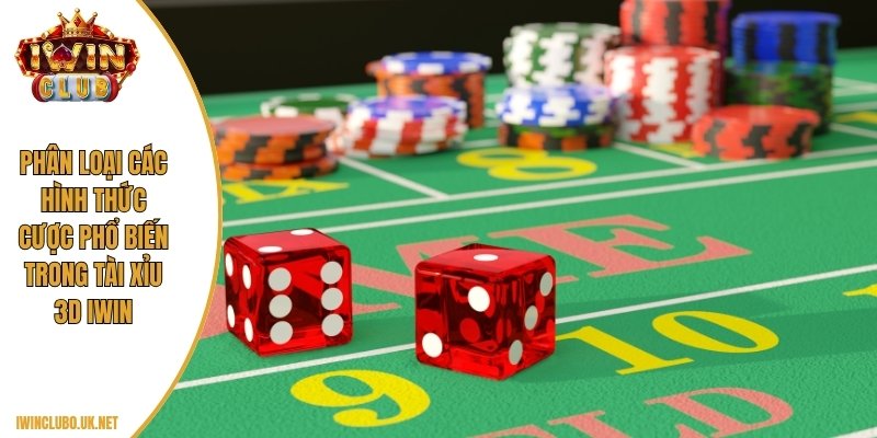 Phân loại các hình thức cược phổ biến trong Tài xỉu 3D IWIN